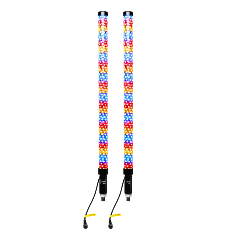 Boss Audio 36in. 360 Degree LED RGB Whip Lights - Pair