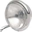 Load image into Gallery viewer, Bottom Mount H4 Headlight - 5-3/4" - Chrome DragSpecialties 20-6002HD-BXLB1 - Main Product View