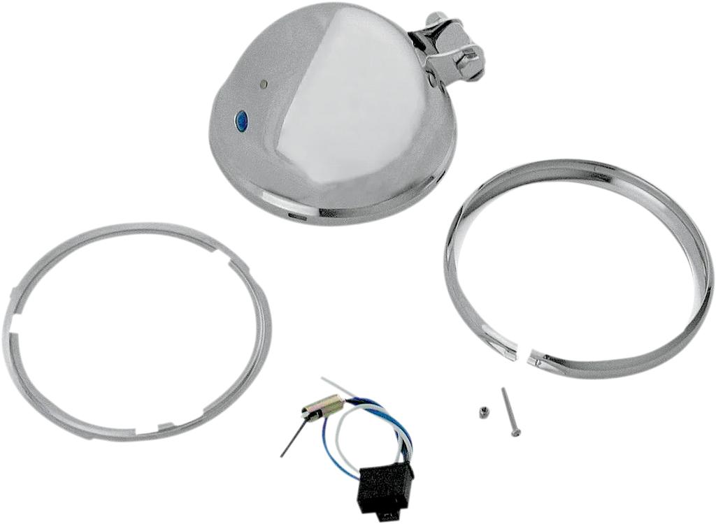 Bottom Mount Headlight Shell - 5-3/4" - Chrome DragSpecialties 20-6002S-BX-LB1 - Main Product View