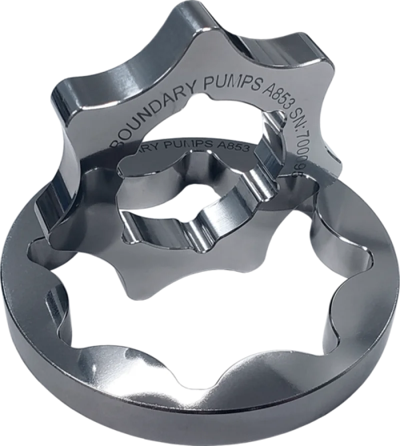 Boundary 03-05 Dodge SRT4 A853 2.4L I4 Billet Oil Pump Gear - Side View