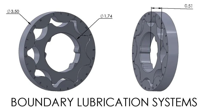 Boundary 05-14 Ford Modular Motor/Shelby GT500 3V 4.6L/5.4L V8 Billet Oil Pump Gear - Detail View