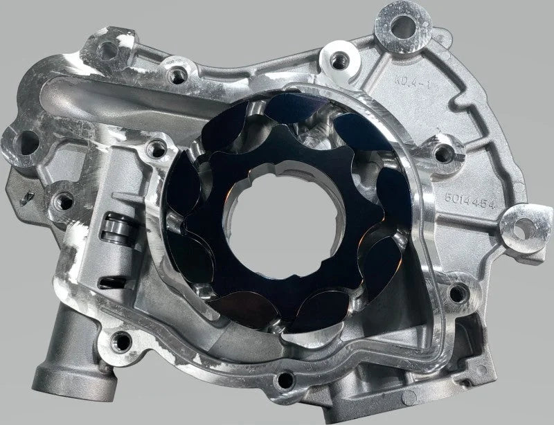 Boundary 11-17 Ford Coyote (All Types) V8 Oil Pump Assembly Vane Ported MartenWear Treated Gear - Side View