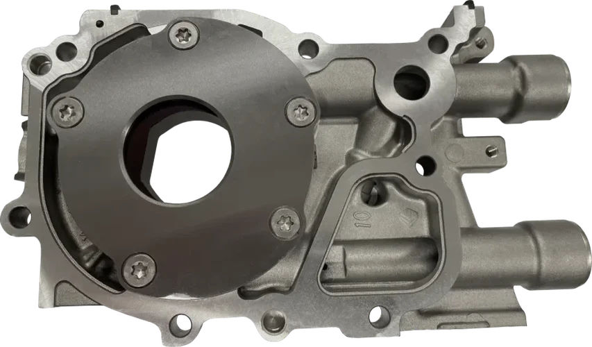 Boundary Subaru EJ 12mm Billet Gear High Flow Shark Tooth MartenWear Treated Oil Pump Assembly - Side View