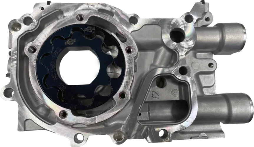 Boundary Subaru EJ 12mm Billet Gear High Flow Shark Tooth MartenWear Treated Oil Pump Assembly - Detail View
