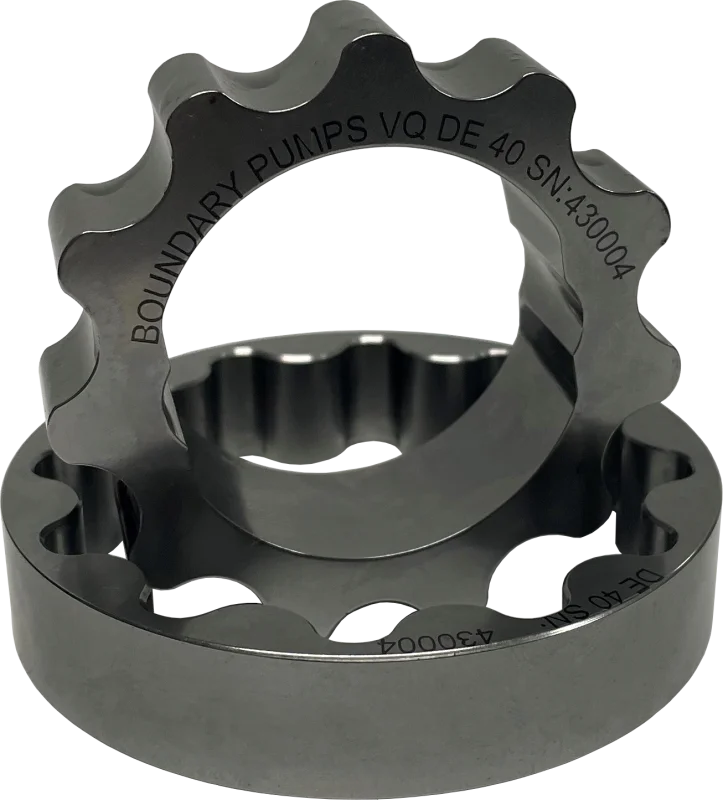 Boundary 2005+ Nissan VQDE40 Marten Wear Treated Oil Pump Assembly (1 Shim) - Side View