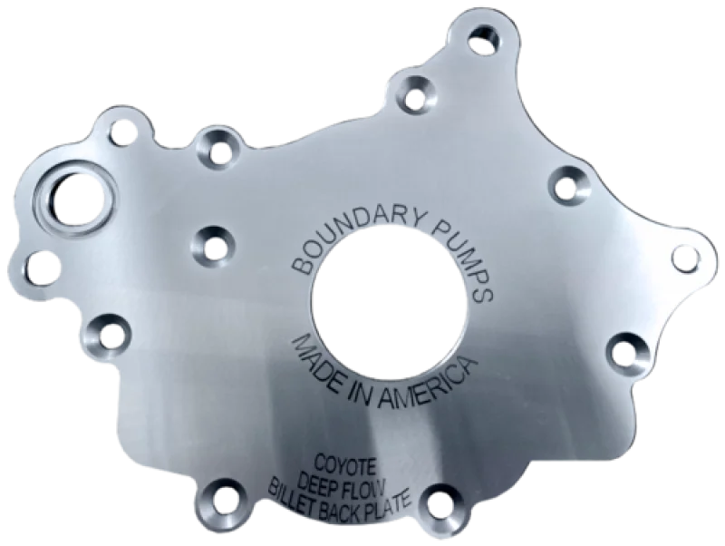 Boundary 2011+ Ford Coyote (All Types) V8 Billet Pump Plate - Main Product View