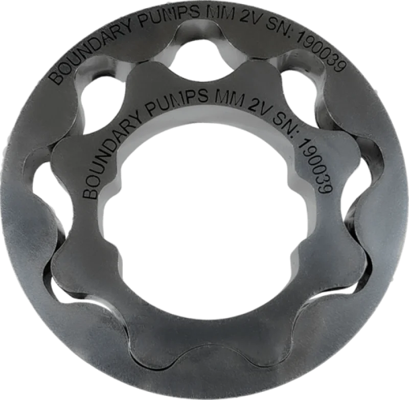 Boundary 99-00 Ford Mod Motor V8 2V 4.6L MartenWear Treated Billet Oil Pump Gear - Side View