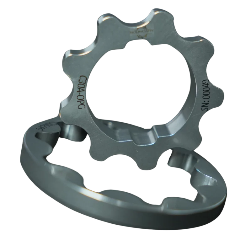 Boundary Billet Oil Pump Gear fits 91-05 Acura / Honda V6 3.0L - Side View