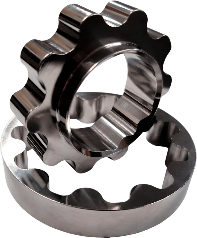 Boundary Nissan VK56DE 5.6L Billet Oil Pump Gear - Side View