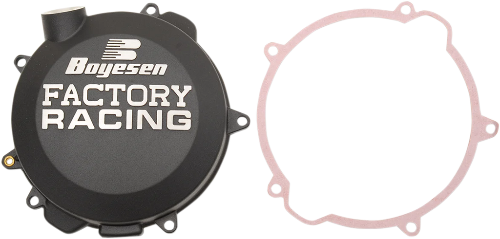 Boyesen Clutch Cover - Black - Gas Gas/Husqvarna/KTM CC-41AB - Main Product View