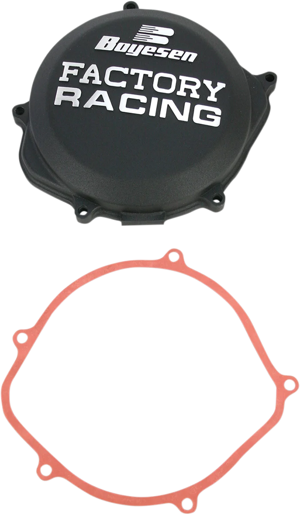 Boyesen Clutch Cover - Black - Honda CC-06AB - Main Product View