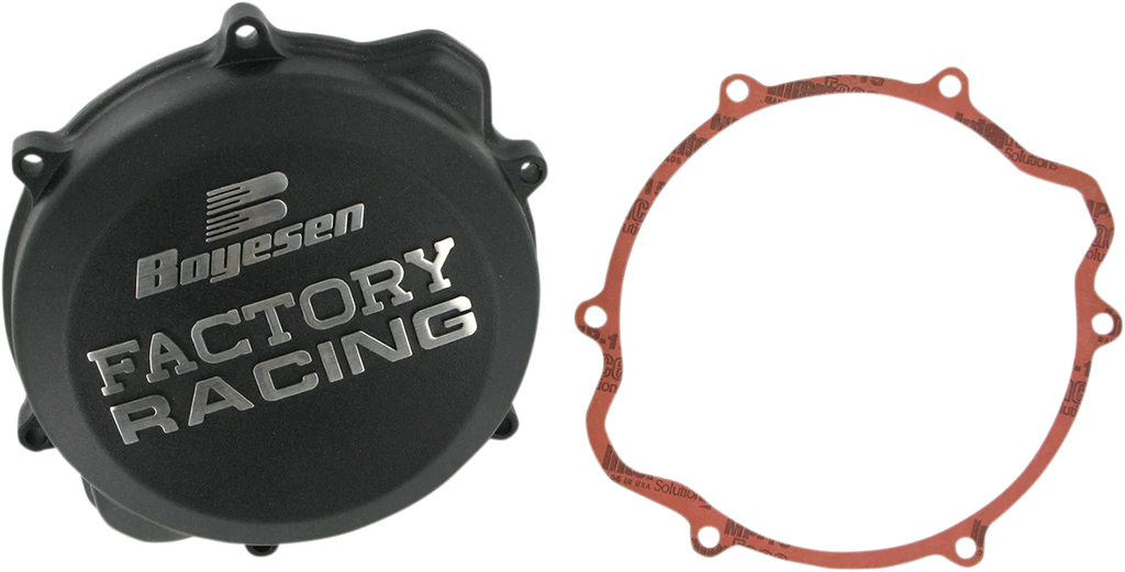 Boyesen Clutch Cover - Black - Honda CC-06XB - Main Product View
