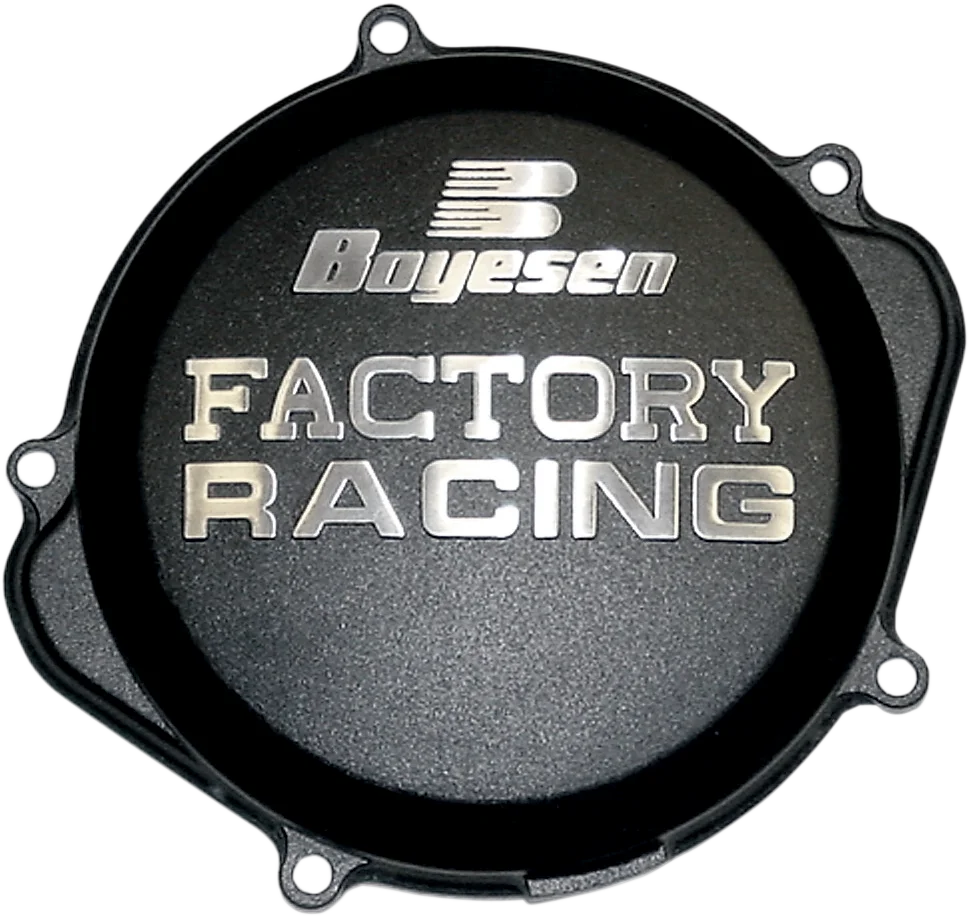Boyesen Clutch Cover - Black - Honda CC-07B - Main Product View