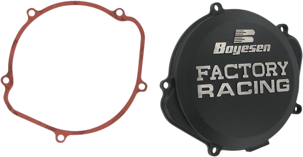 Boyesen Clutch Cover - Black - Honda CC-07XB - Main Product View
