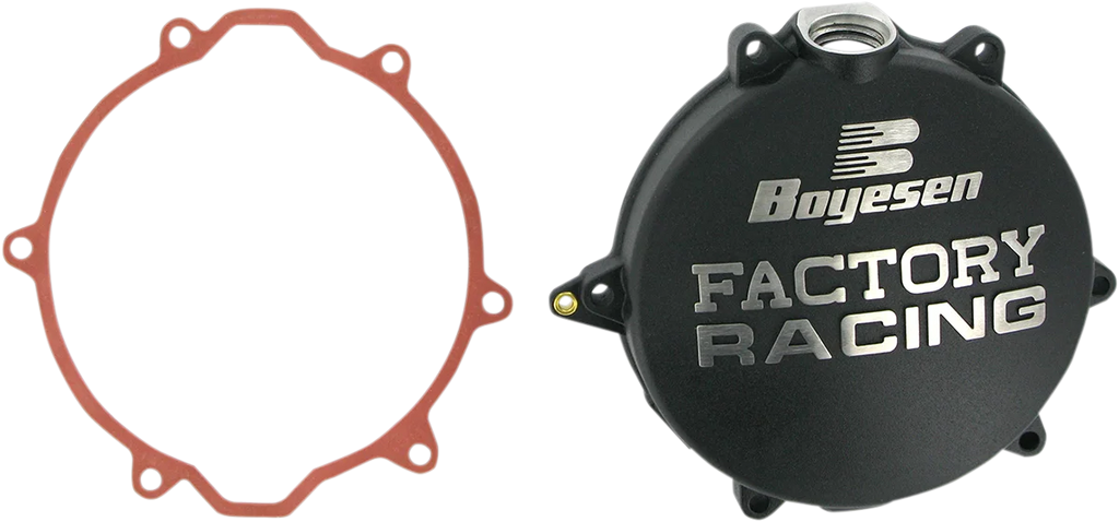 Boyesen Clutch Cover - Black - Husaberg/KTM CC-44B - Main Product View