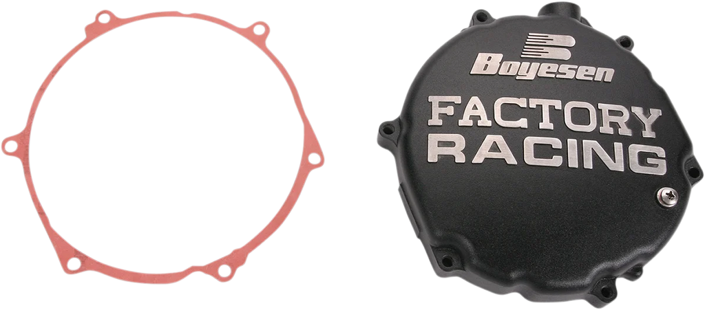 Boyesen Clutch Cover - Black - Kawasaki/Suzuki CC-12CB - Main Product View