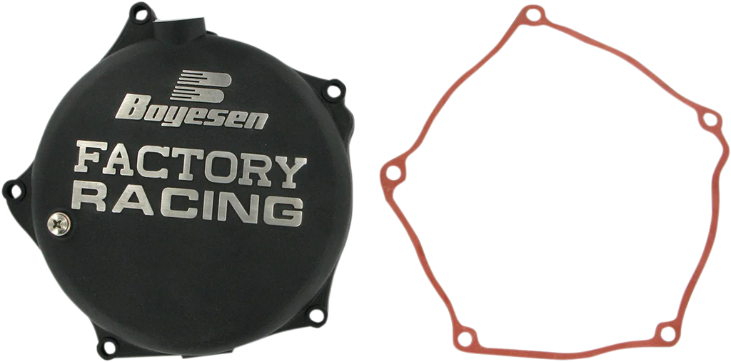 Boyesen Clutch Cover - Black - Kawasaki/Suzuki CC-17B - Main Product View