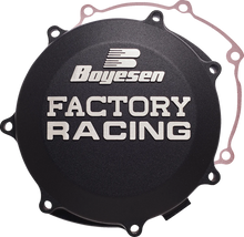 Load image into Gallery viewer, Boyesen Clutch Cover - Black - Yamaha CC-38AB - Side View