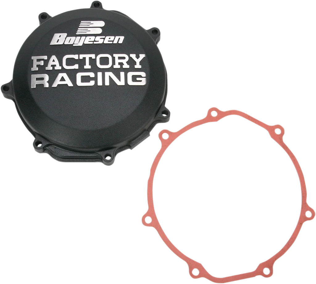Boyesen Clutch Cover - Black - Yamaha CC-38CB - Main Product View