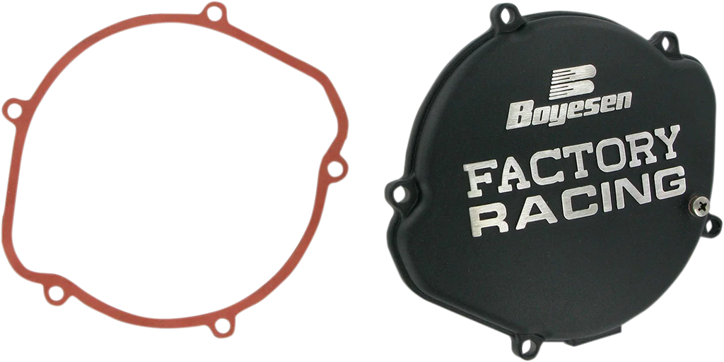 Boyesen Clutch Cover - Black fits Honda - Main Product View