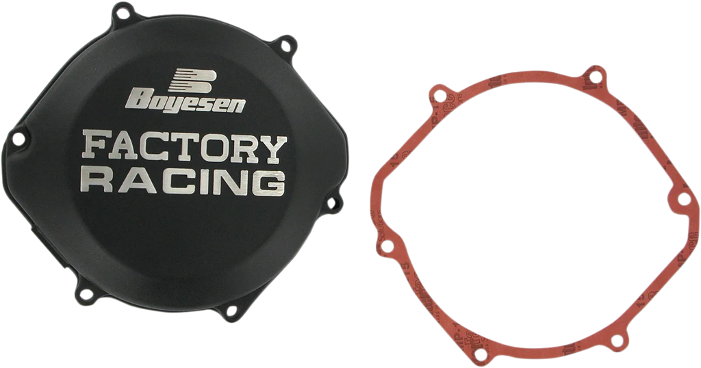 Boyesen Clutch Cover - Black fits Honda - Main Product View