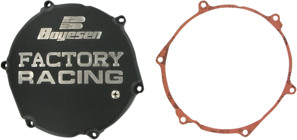 Boyesen Clutch Cover - Black fits Kawasaki - Main Product View