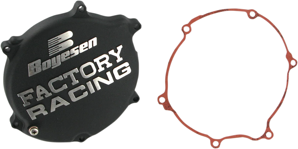Boyesen Clutch Cover - Black fits Kawasaki - Main Product View
