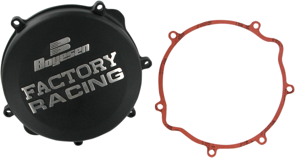 Boyesen Clutch Cover - Black fits Suzuki - Main Product View