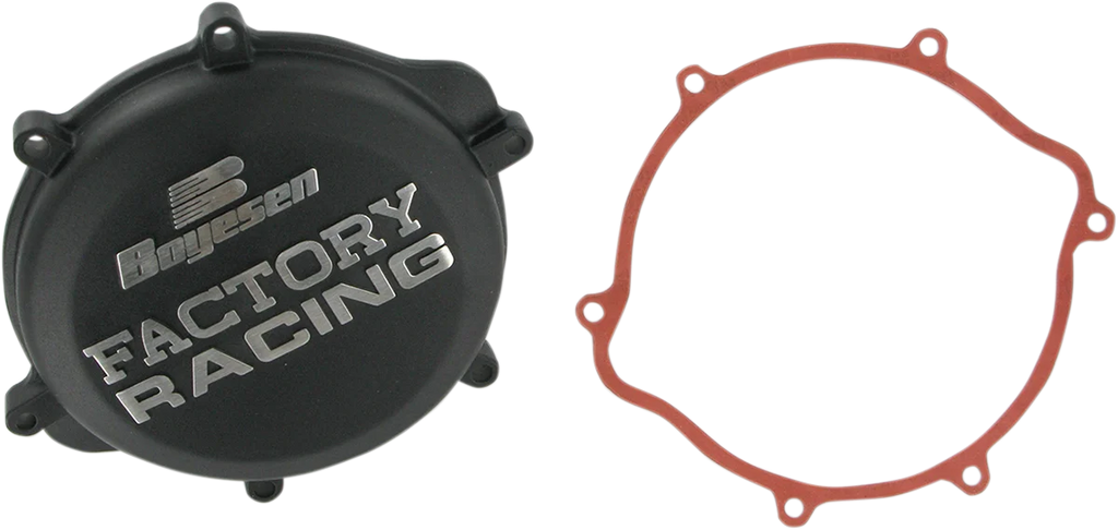 Boyesen Clutch Cover - Black fits Suzuki - Main Product View