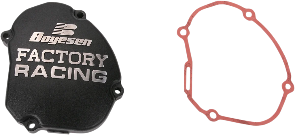 Boyesen Ignition Cover - Black - Yamaha SC-33AB - Main Product View