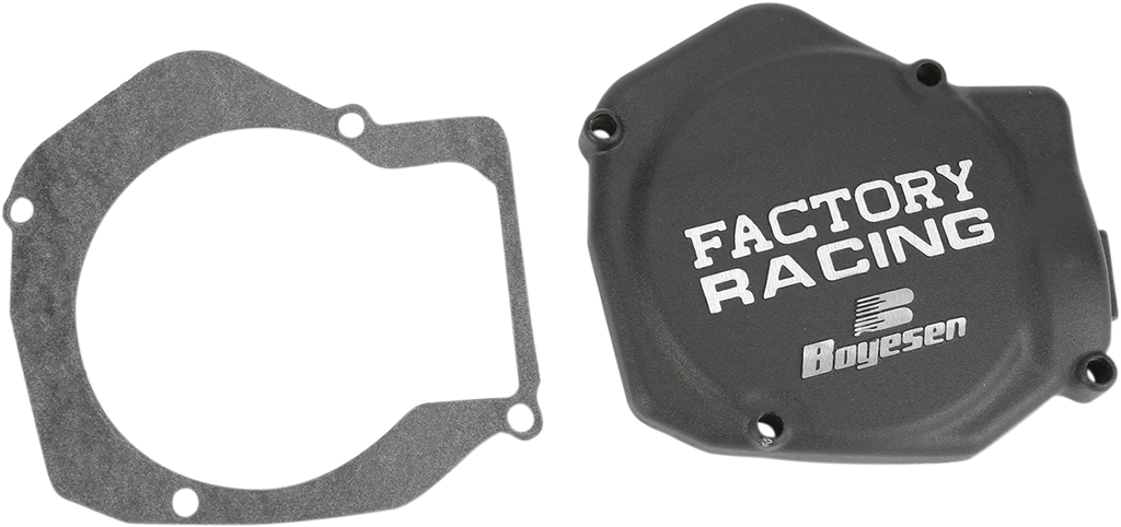 Boyesen Ignition Cover - Black fits Honda CR125R - Main Product View