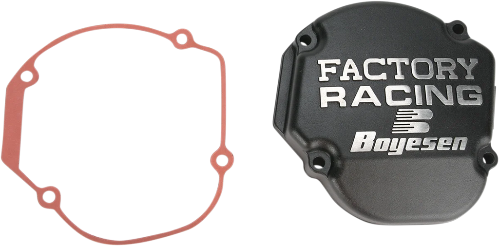 Boyesen Ignition Cover - Black fits Honda CR250R - Main Product View