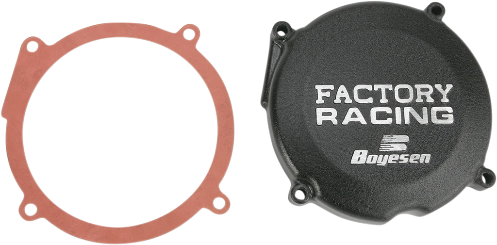 Boyesen Ignition Cover - Black fits Honda CR250R - Main Product View