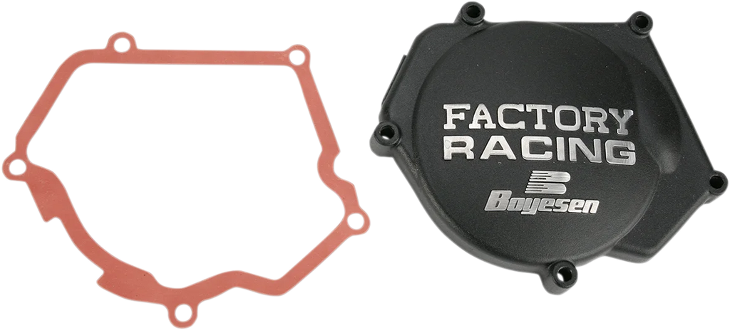 Boyesen Ignition Cover - Black fits Yamaha YZ250 - Main Product View