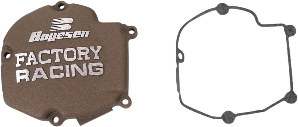 Boyesen Ignition Cover - Magnesium - Kawasaki KX125 SC-11AM - Main Product View