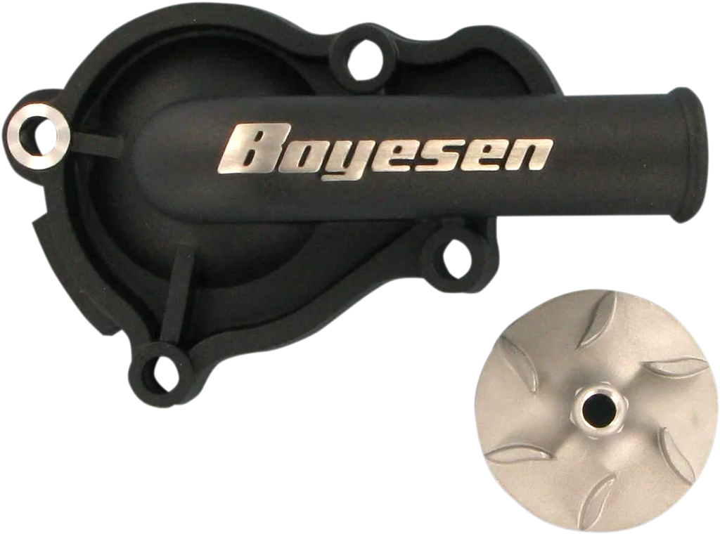 Boyesen Impeller/Waterpump Cover - Black - Honda WPK-06B - Main Product View