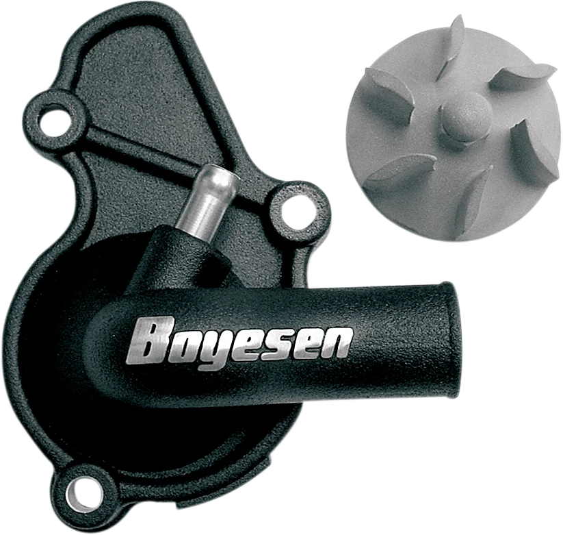 Boyesen Impeller/Waterpump Cover - Black - Honda WPK-08B - Main Product View