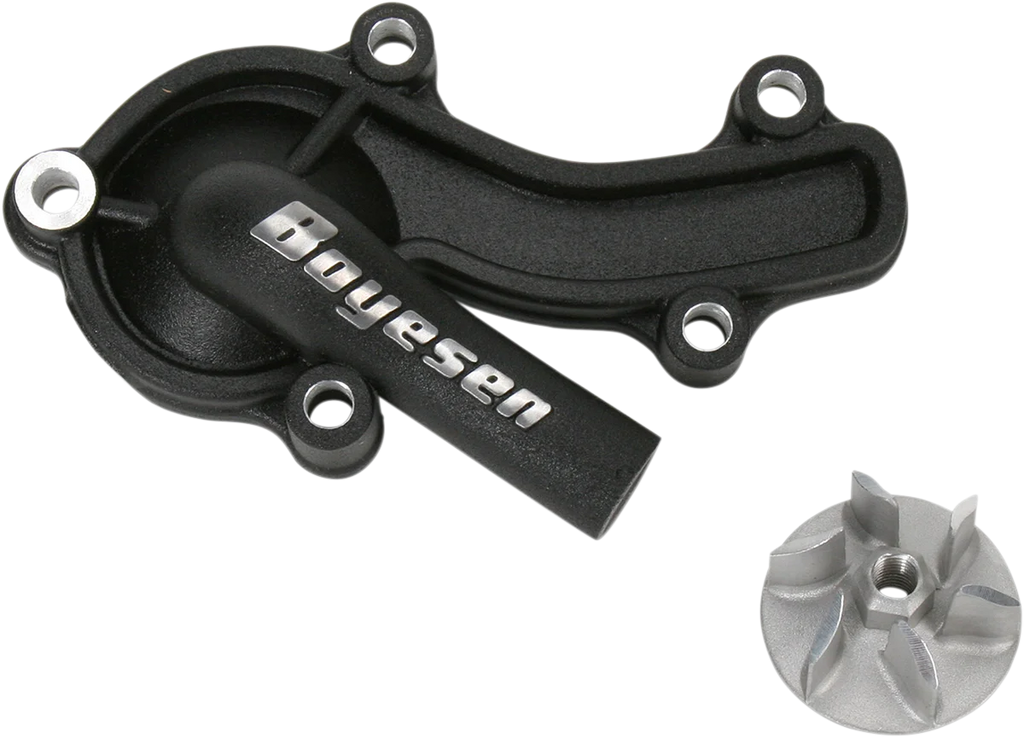 Boyesen Impeller/Waterpump Cover - Black - Honda WPK-09B - Main Product View