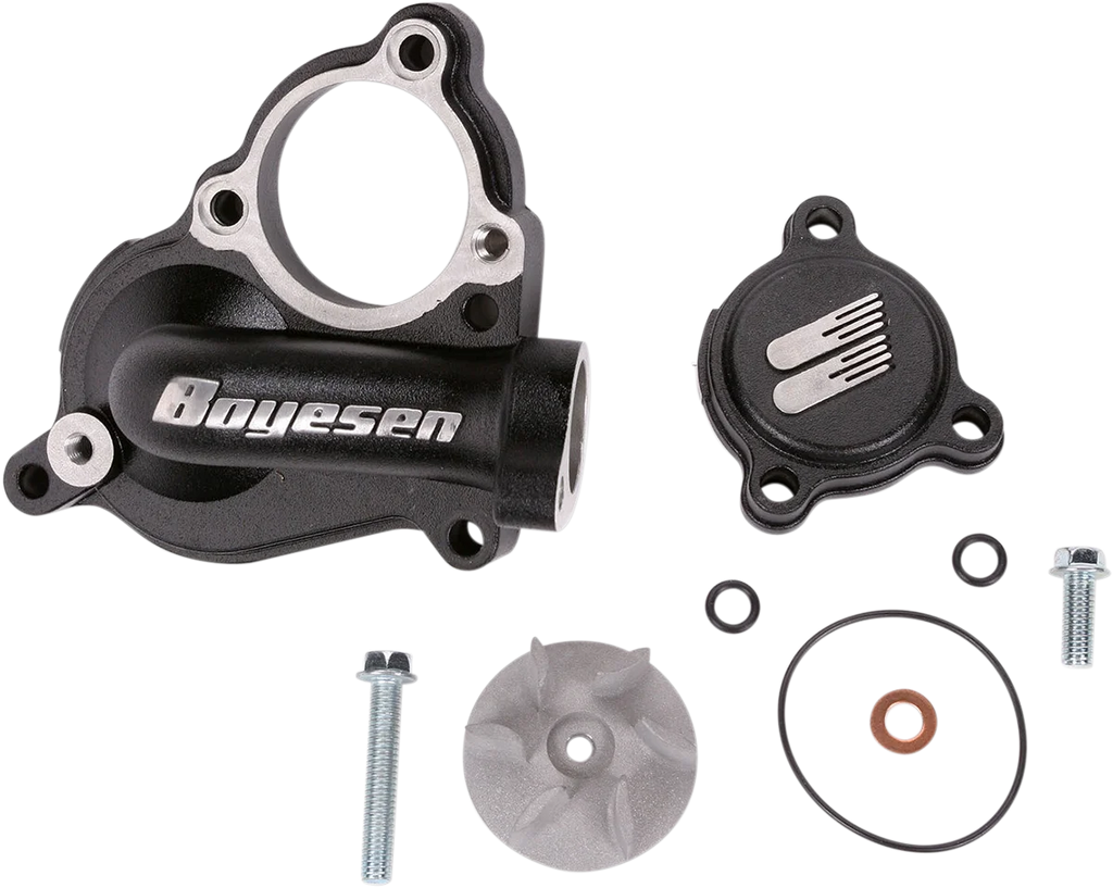 Boyesen Impeller/Waterpump Cover - Black - Kawasaki/Suzuki WPK-17B - Main Product View