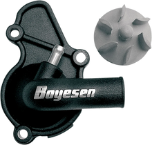 Load image into Gallery viewer, Boyesen Impeller/Waterpump Cover - Black - Suzuki WPK-26B - Main Product View