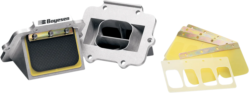 Boyesen Rad Valve Reed Cage Assembly - Kawasaki/Suzuki RAD-15 - Side View