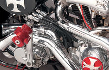 Load image into Gallery viewer, Braided Hose - Black - 3/8" - 6' DragSpecialties 096632-HC9 - Side View