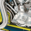 Load image into Gallery viewer, Braided Oil/Fuel Hose - Stainless Steel - 3/8" x 6' DragSpecialties 096617-HC9 - Side View