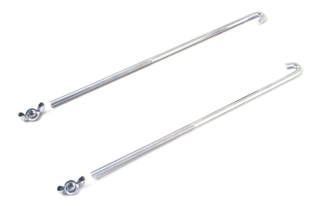 Braille Battery 10in J-Hooks Battery Hold Downs 10810
