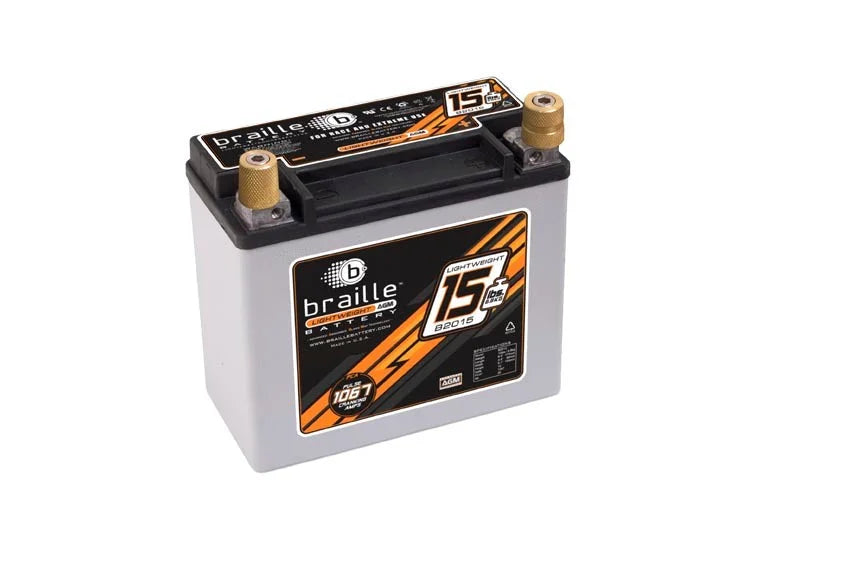 Braille Battery Racing Battery 15lbs 1067 PCA 6.8x3.3x6.1 B2015
