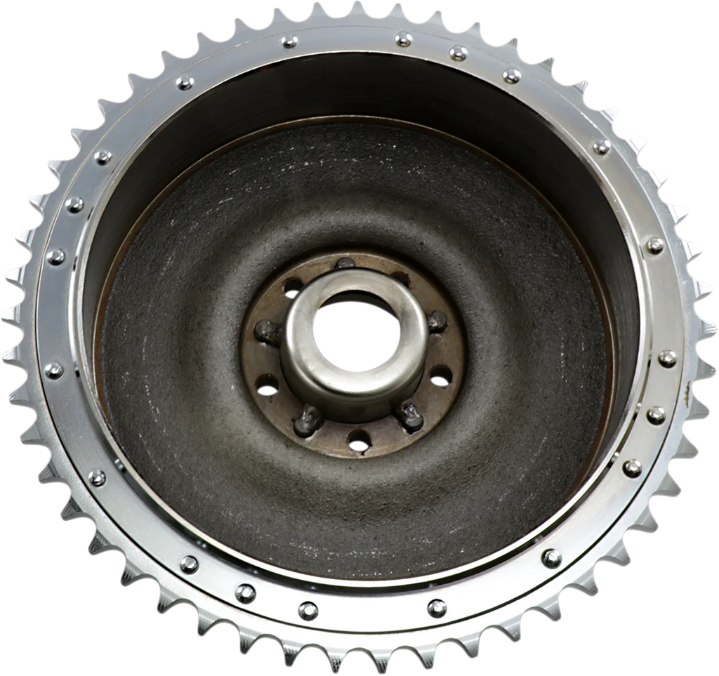 Brake Drum with Sprocket - 63-66 DragSpecialties 06-0129-BX-LB2 - Main Product View