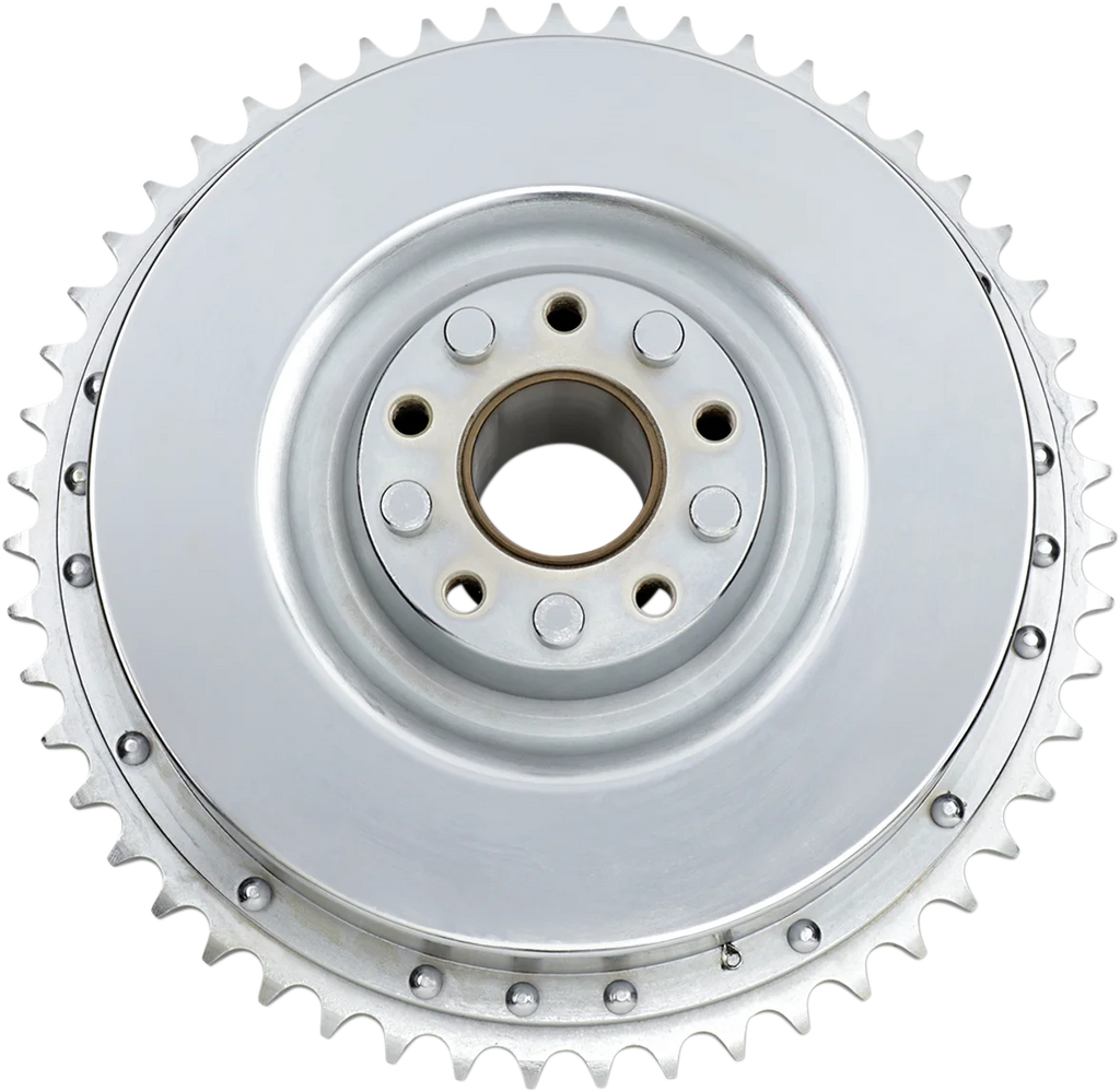 Brake Drum with Sprocket - 67-72 DragSpecialties 06-0128-BX-LB2 - Main Product View