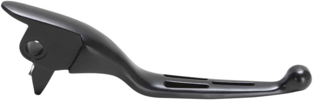 Brake Lever - Slotted - Black DragSpecialties H07-0605MB-B - Side View