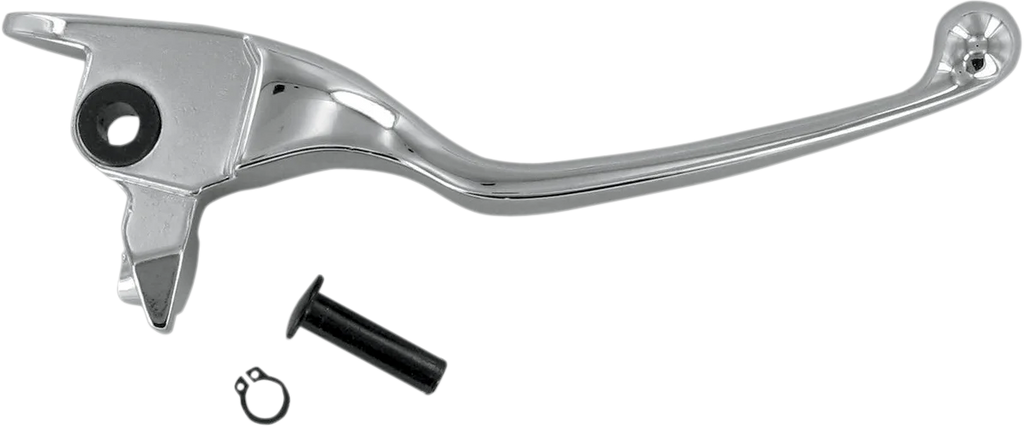 Brake Lever - Wide Blade - Black DragSpecialties H07-0592MB-B - Side View