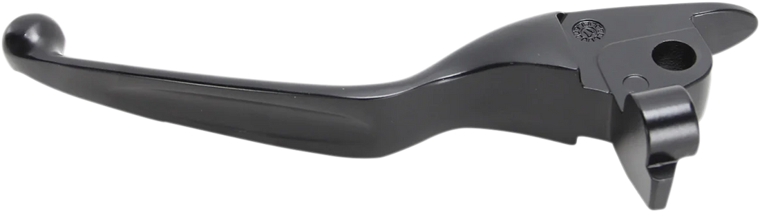 Brake Lever - Wide Blade - Black DragSpecialties H07-0595MB-B - Side View